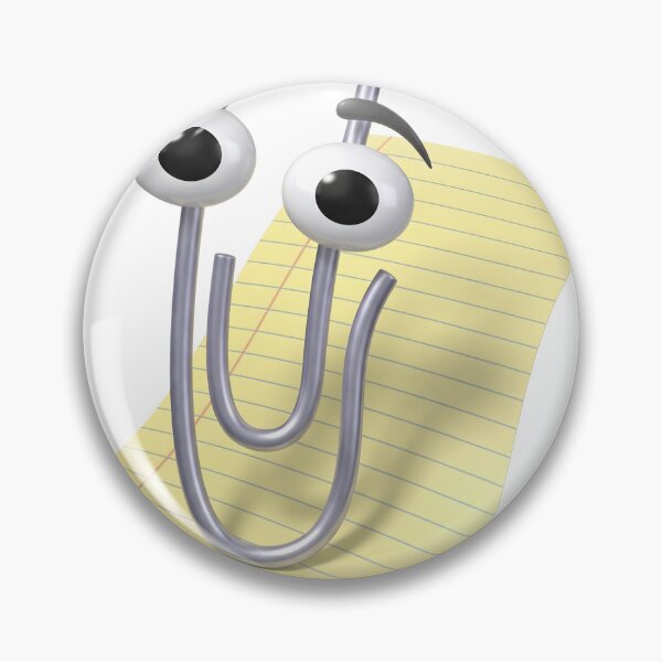 Item preview, Y2K Nostalgia Clippy Retro Paperclip Assistant designed and sold by NostalgiaOS.