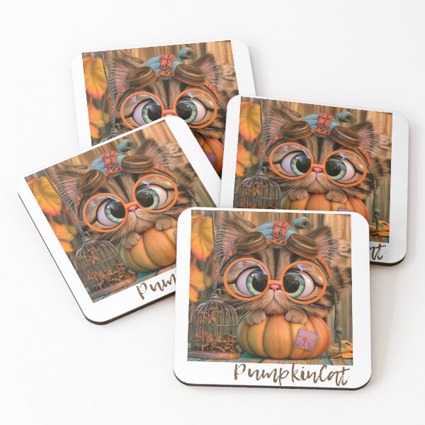 Item preview, Funny and crazy PumpkinCat designed and sold by OutOfTheBubble.