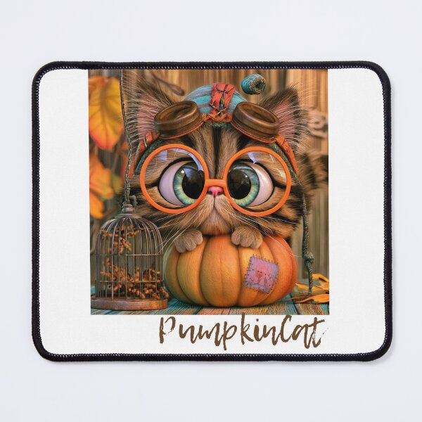 Item preview, Funny and crazy PumpkinCat designed and sold by OutOfTheBubble.