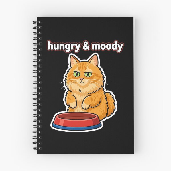 Item preview, Funny Hungry and Moody Ginger Cat Meme designed and sold by MagicByAl.