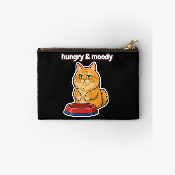 Item preview, Funny Hungry and Moody Ginger Cat Meme designed and sold by MagicByAl.
