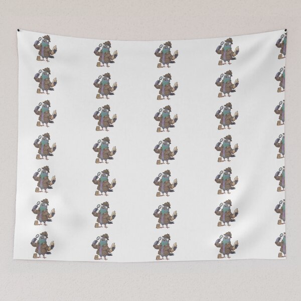 Item preview, Sherlock Pigeon Detective - The Case of the Missing Crumb Vector Art designed and sold by CreativeNest Prints.