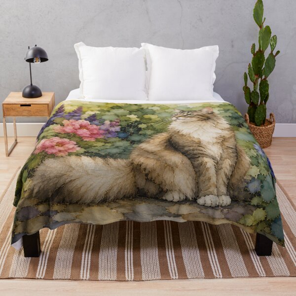 Item preview, Cat in the Garden designed and sold by PurrfectWhisper.