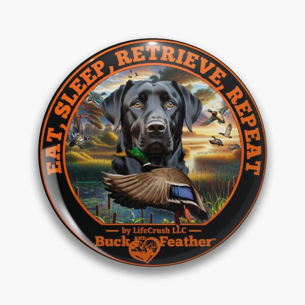 Item preview, Black Labrador and Mallard Duck Hunting designed and sold by LifeCrush.