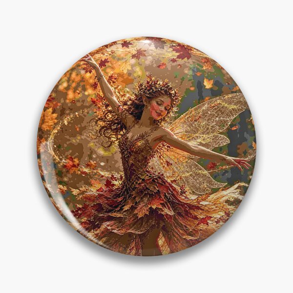 Item preview, Autumn Leaves Dancing Fairy Magic designed and sold by Storybook Botanica.