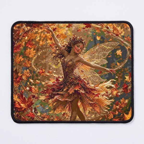Item preview, Autumn Leaves Dancing Fairy Magic designed and sold by Storybook Botanica.