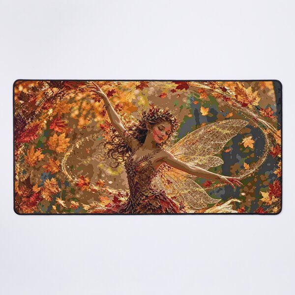 Item preview, Autumn Leaves Dancing Fairy Magic designed and sold by Storybook Botanica.