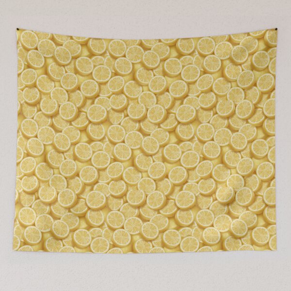 Item preview, Yellow Lemon Fruit Pattern designed and sold by KsaveraArt.