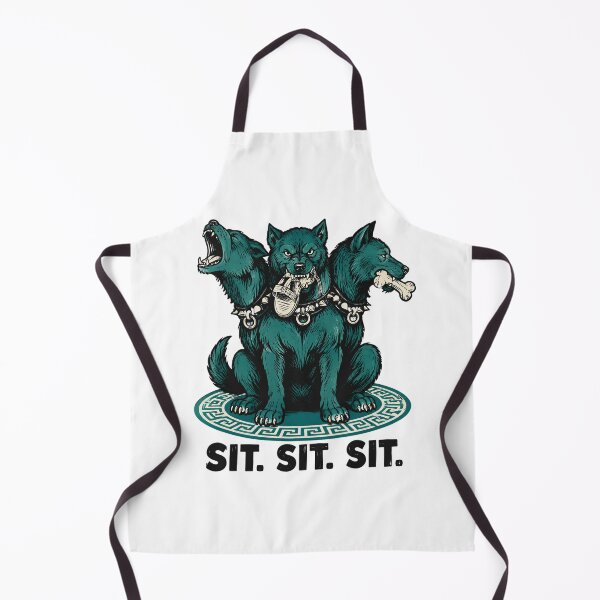 Item preview, Cerberus Sit Sit Sit Funny Ancient Greece Design designed and sold by Lolik Designs.