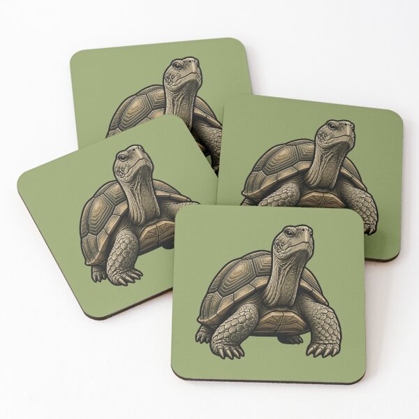 Item preview, Stylized Land Turtle designed and sold by bonnes-fetes.