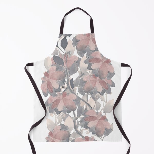 Item preview, Gray and Pink Floral Mural Watercolor Bouquet designed and sold by FaireWaveArt.