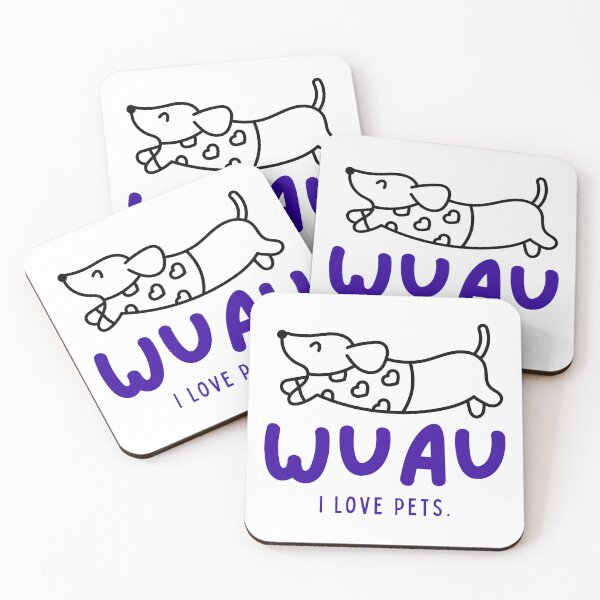 Item preview, Dachshund Wow I Love Pets Minimalist designed and sold by RRzShop.
