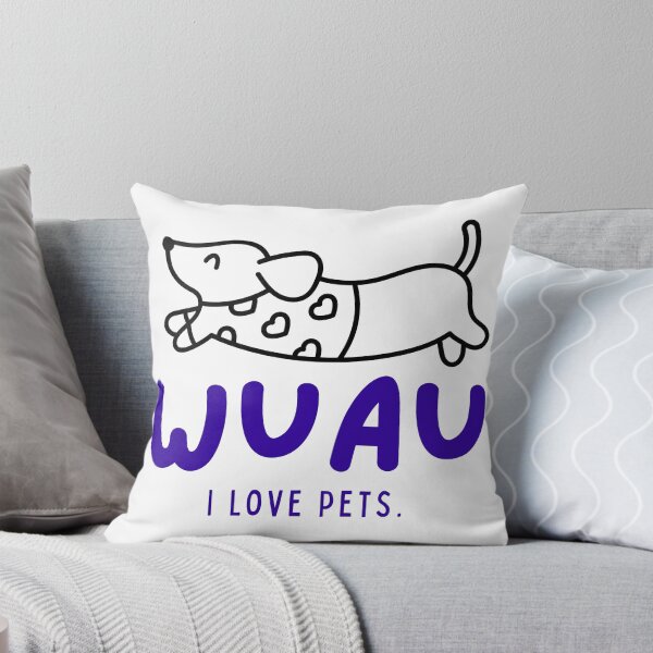 Item preview, Dachshund Wow I Love Pets Minimalist designed and sold by RRzShop.