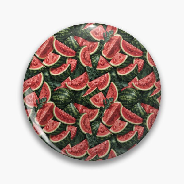 Item preview, Green and Red Watermelon Pattern designed and sold by KsaveraArt.