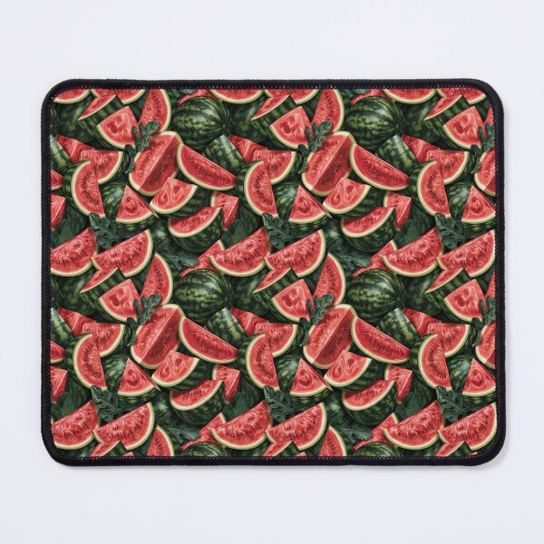 Item preview, Green and Red Watermelon Pattern designed and sold by KsaveraArt.