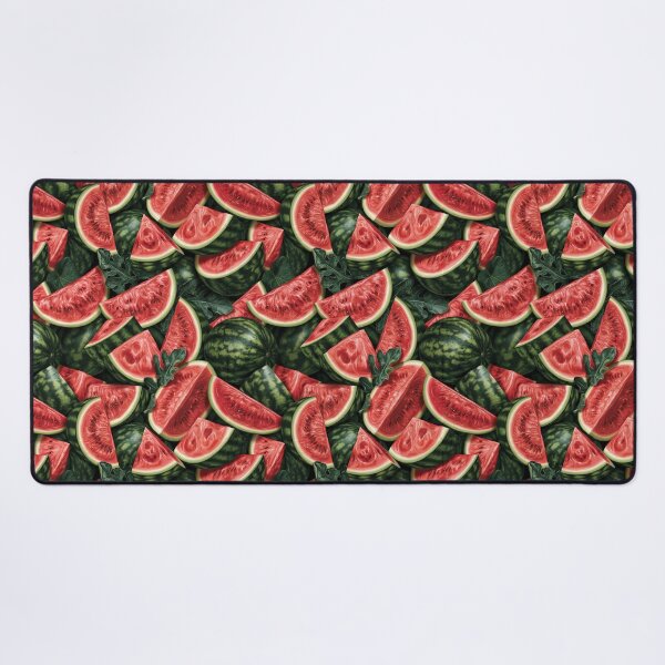 Item preview, Green and Red Watermelon Pattern designed and sold by KsaveraArt.
