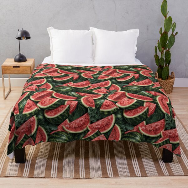 Item preview, Green and Red Watermelon Pattern designed and sold by KsaveraArt.