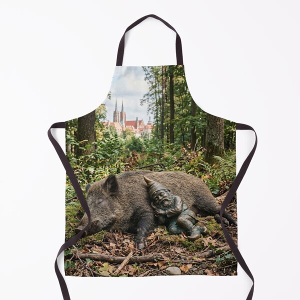 Item preview, Sleepy Boar Gnome Art Print – Lifelike Forest Nap Gift, Poland Travel Decor designed and sold by Purrfecta.