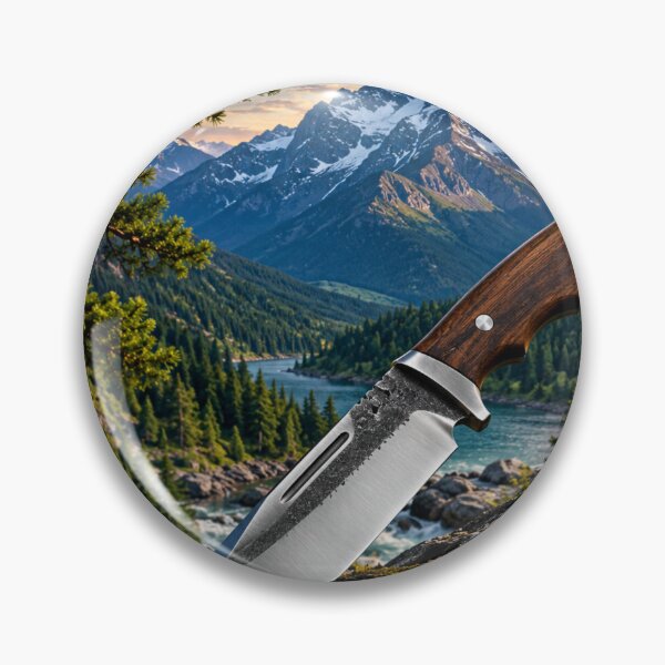 Item preview, Arte de montaña con cuchillo de supervivencia designed and sold by urbanshop7.
