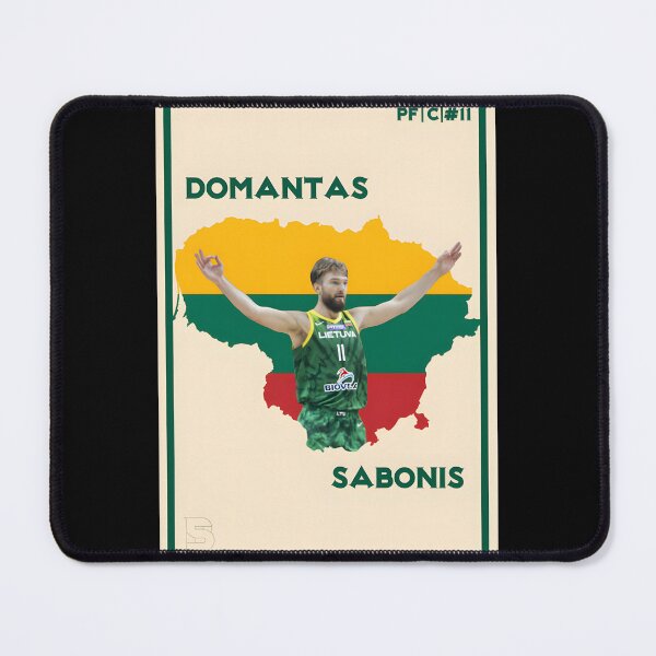 Item preview, Domantas Sabonis Basketball Player Illustration Art Print designed and sold by klickklick.