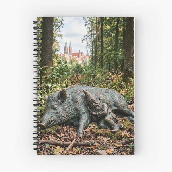 Item preview, Sleepy Boar Gnome Bronze Sculpture Print – Forest Nap Gift, Poland Travel Decor designed and sold by Purrfecta.