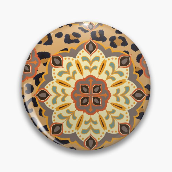Item preview, 80s Mandala On Leopard designed and sold by Pamelandia.