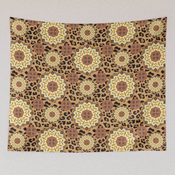 Item preview, 80s Mandala On Leopard designed and sold by Pamelandia.