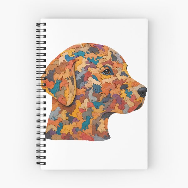 Item preview, Interlocking Wooden Dog Jigsaw Puzzle Art designed and sold by VisualVerseLab.