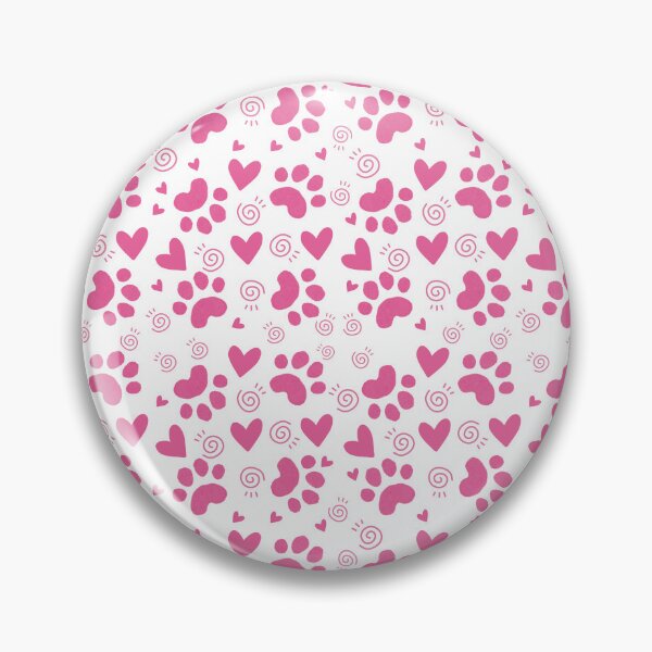 Item preview, Cute Pink Paw Prints and Hearts Pattern - Dog & Cat Lover Gift designed and sold by Maviartig.