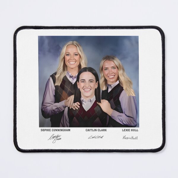 Item preview, Caitlin Clark, Sophie Cunningham, and Lexie Hull Indiana Basketball Artwork designed and sold by klickklick.