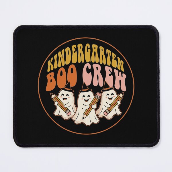 Item preview, Kindergarten Boo Crew Cute Pencil Ghosts Retro Halloween Teacher Shirt designed and sold by TeNovaStudio.