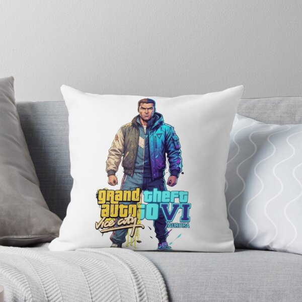 Item preview, Grand Theft Auto VI Vice City Neon Protagonist Graphic designed and sold by Alaric4you.