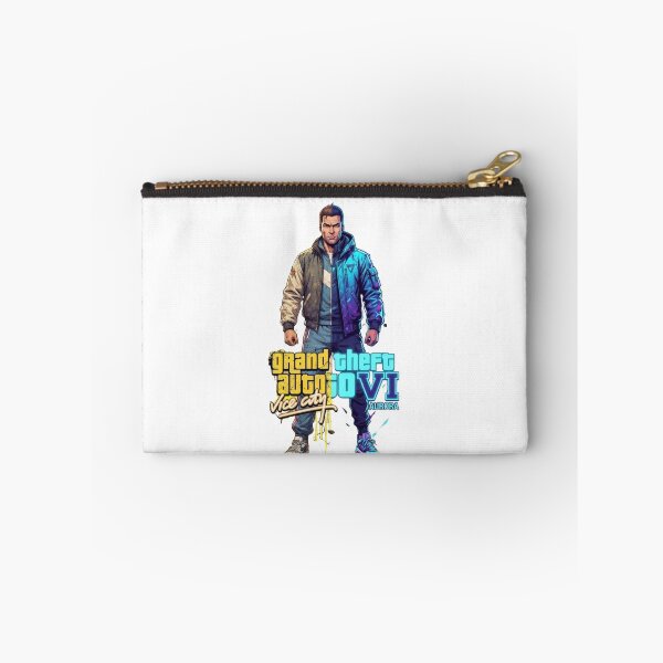 Item preview, Grand Theft Auto VI Vice City Neon Protagonist Graphic designed and sold by Alaric4you.