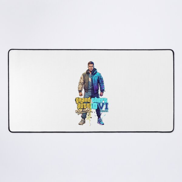 Item preview, Grand Theft Auto VI Vice City Neon Protagonist Graphic designed and sold by Alaric4you.
