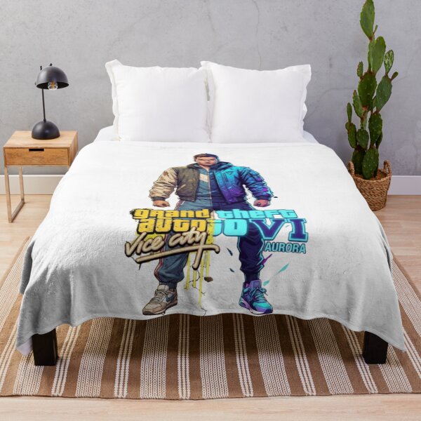 Item preview, Grand Theft Auto VI Vice City Neon Protagonist Graphic designed and sold by Alaric4you.