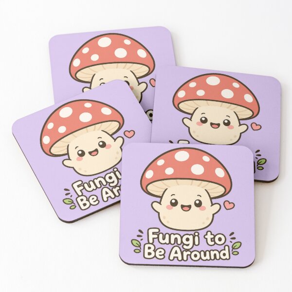 Item preview, Fungi to Be Around Funny Mushroom Illustration | Cute Pun Gift designed and sold by moonlit.ink.shop.