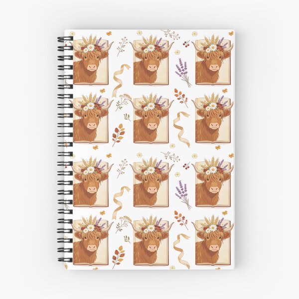 Item preview, Highland Cows Pattern designed and sold by DumpsterSage.