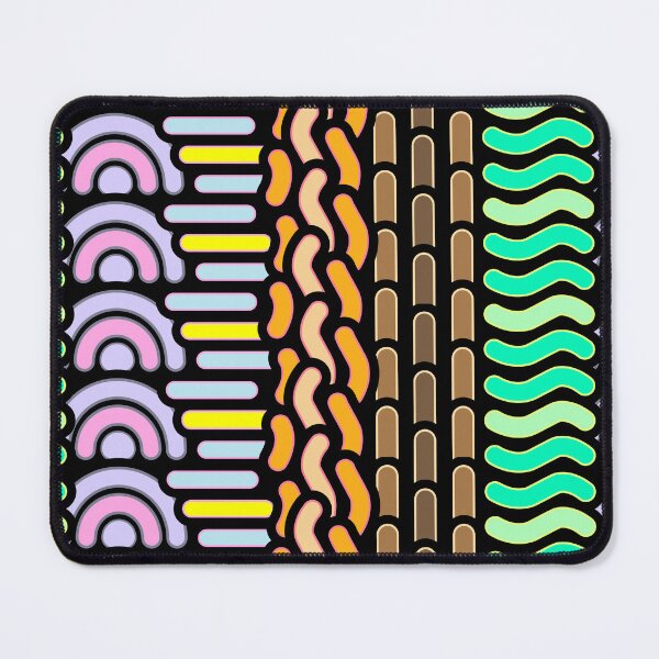 Item preview, Green Ghost Road Vertical Elements Pattern designed and sold by GtotheWALL.