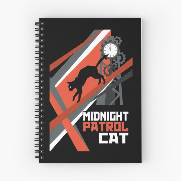 Item preview, Midnight Patrol Cat Russian Constructivism Geometric Bauhaus Clock Tower Shirt designed and sold by TeNovaStudio ⭐⭐⭐⭐⭐.