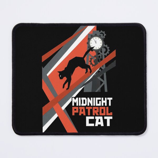 Item preview, Midnight Patrol Cat Russian Constructivism Geometric Bauhaus Clock Tower Shirt designed and sold by TeNovaStudio.