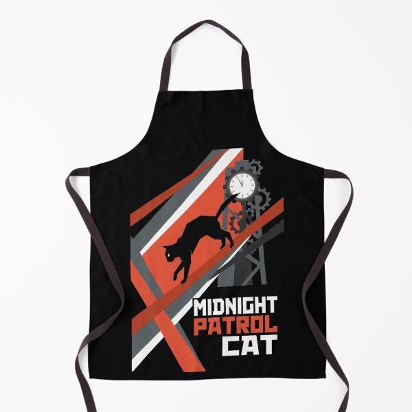 Item preview, Midnight Patrol Cat Russian Constructivism Geometric Bauhaus Clock Tower Shirt designed and sold by TeNovaStudio.