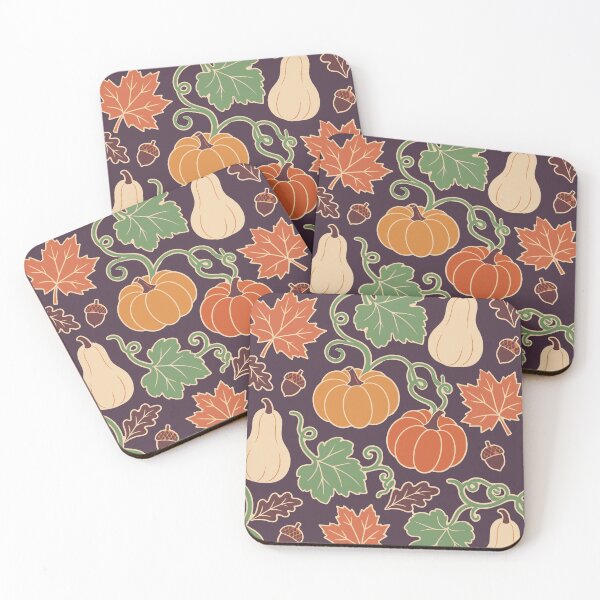 Item preview, Heirloom Pumpkin Vine Autumn Harvest Pattern designed and sold by BelievingCreates.