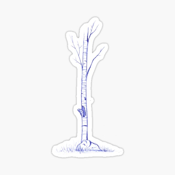 Bottom Blue #2 Sticker