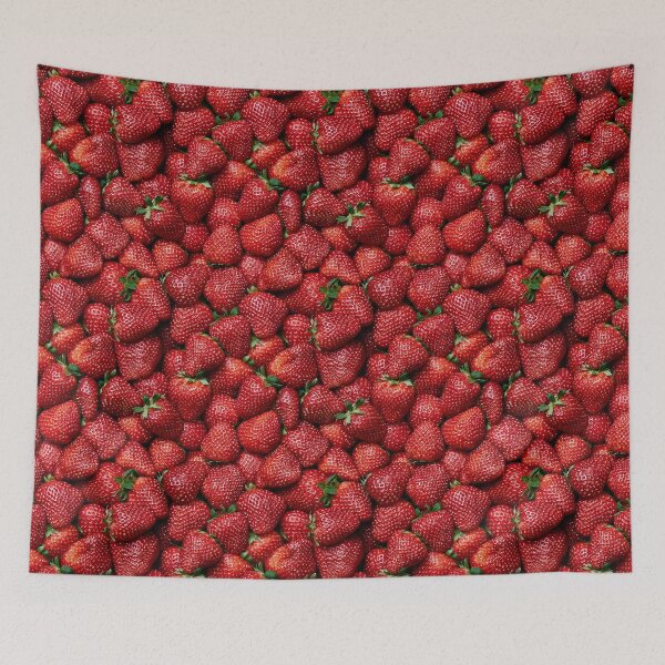 Item preview, Red Strawberry Pattern designed and sold by KsaveraArt.