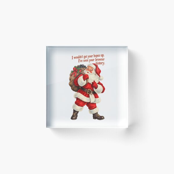 Item preview, Funny Christmas Card, Naughty Santa Card, Browser History Joke Card, Funny Adult Christmas Card, Sarcastic Holiday Card for Him Her designed and sold by PRINYOS.