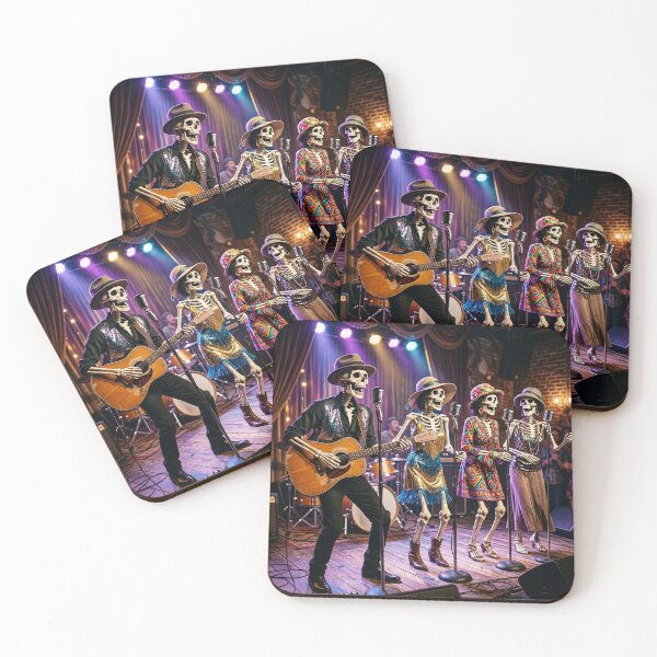 Item preview, Skeletons Disco Band Live Performance - Boney M Inspired Scene designed and sold by hepopatterns.