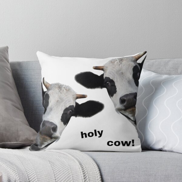 Item preview, Holy Cow Funny Expression Visual Pun designed and sold by GemsAnatomy.