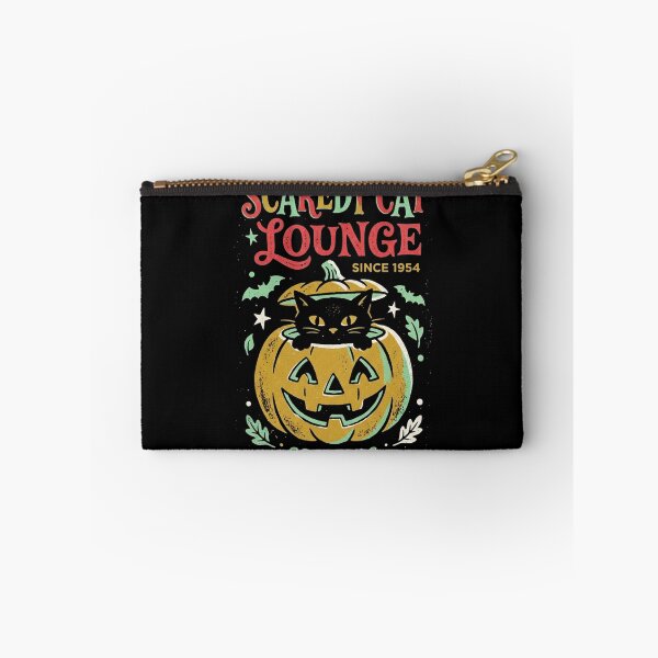 Item preview, Scaredy Cat Lounge Vintage Halloween Cocktail Bar Jack O Lantern Shirt designed and sold by TeNovaStudio ⭐⭐⭐⭐⭐.