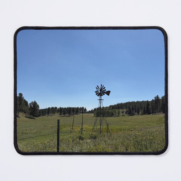 Item preview, Windmill Over Green Prairie Landscape designed and sold by Edify-.