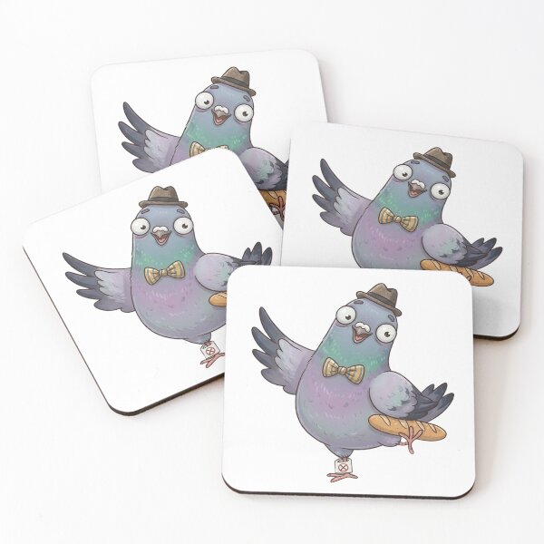 Item preview, Sherlock Pigeon - The Case of the Missing Crumb Vector Art designed and sold by CreativeNest Prints.